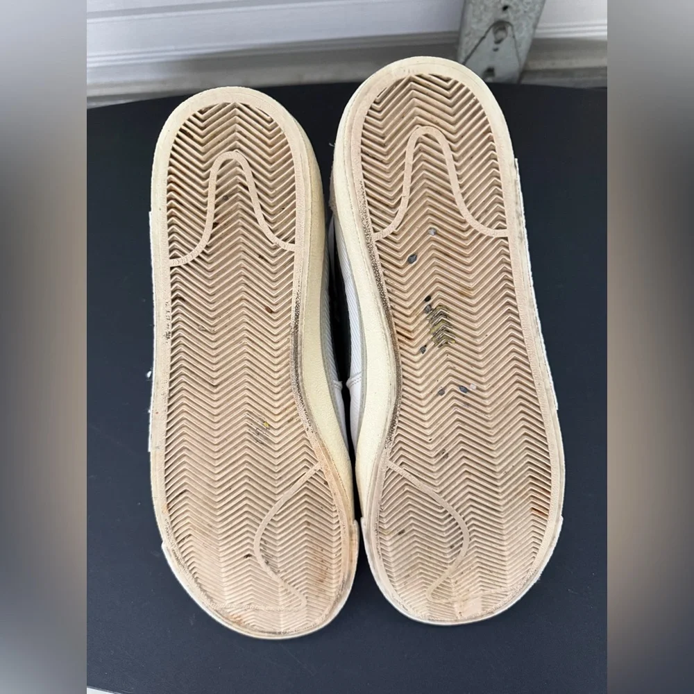 Nike Blazer Mid Pro Club DQ7673-100 Sneakers Men White Bone Leather Size 10.5 - Picture 6 of 6